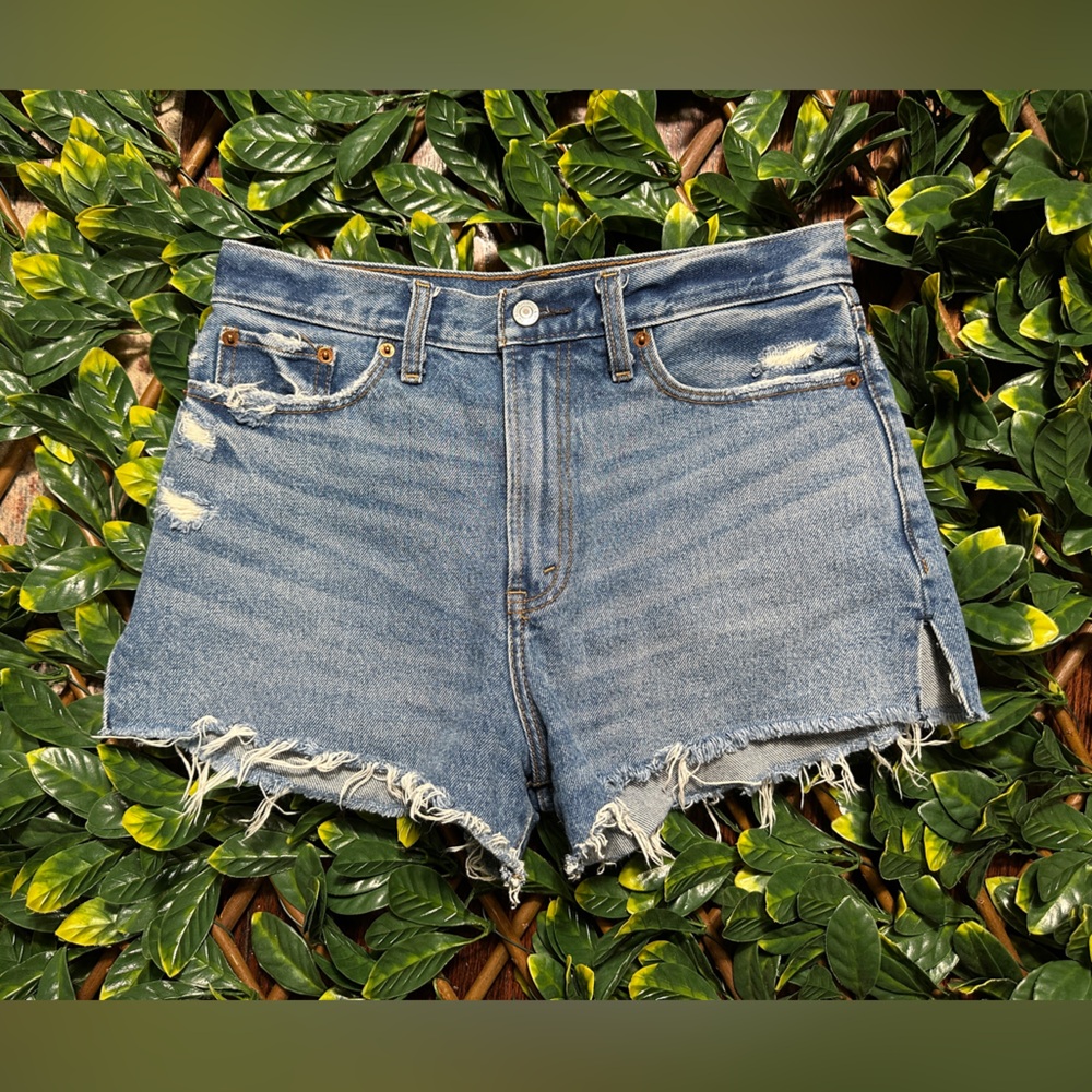 Abercrombie and Fitch Annie High Rise Short Denim Size 4